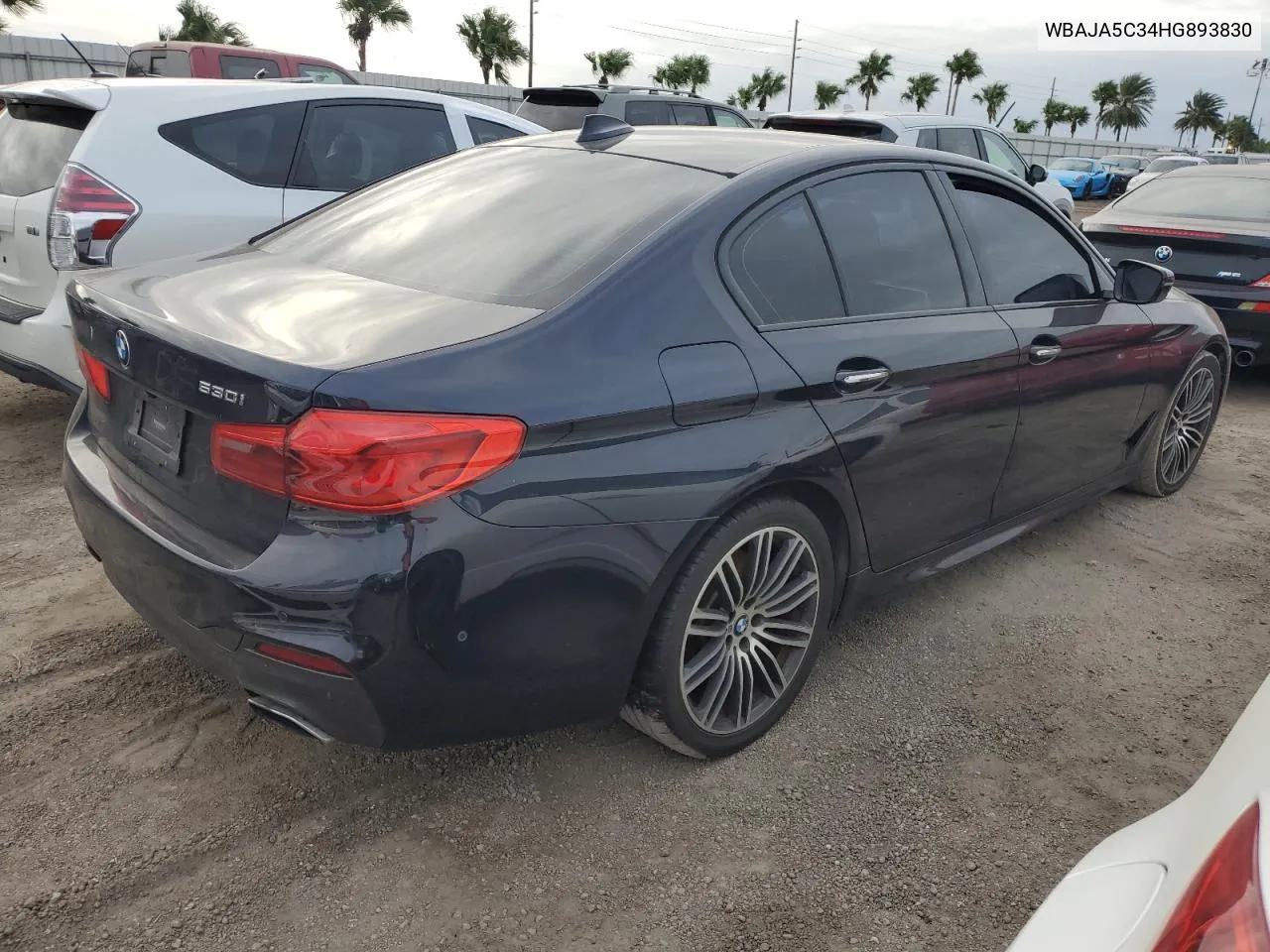 2017 BMW 530 I VIN: WBAJA5C34HG893830 Lot: 76473544