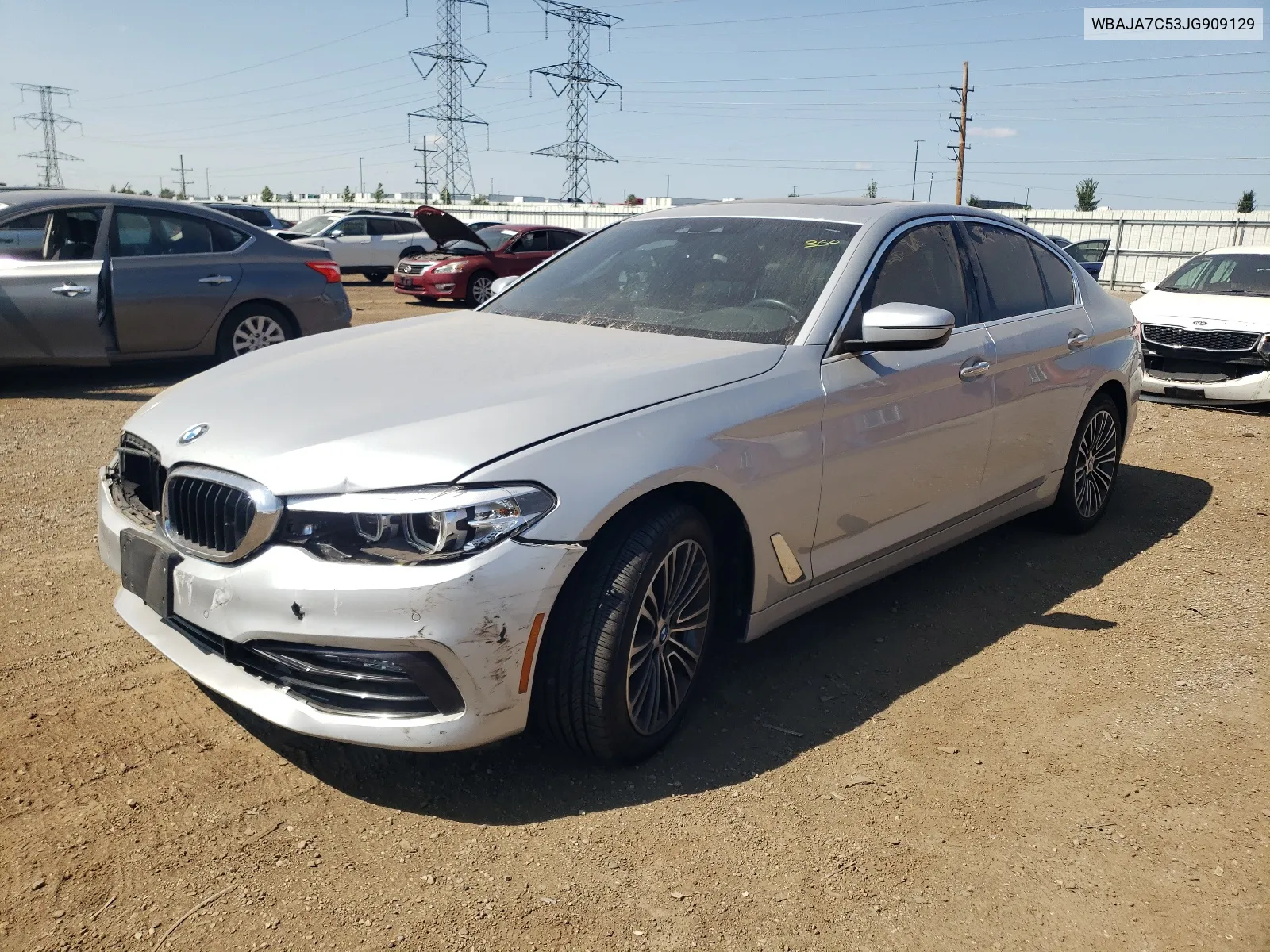 2018 BMW 530 Xi VIN: WBAJA7C53JG909129 Lot: 64551044