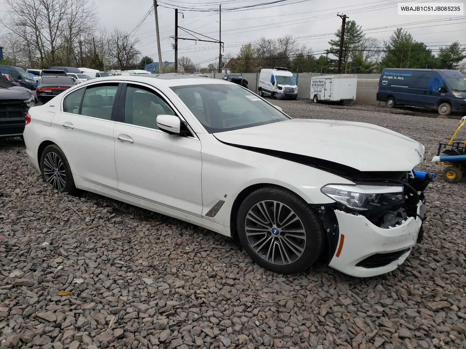 2018 BMW 530Xe VIN: WBAJB1C51JB085235 Lot: 66672874