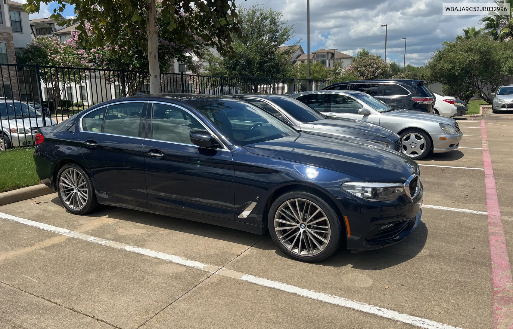 2018 BMW 530E VIN: WBAJA9C52JB032996 Lot: 67927794