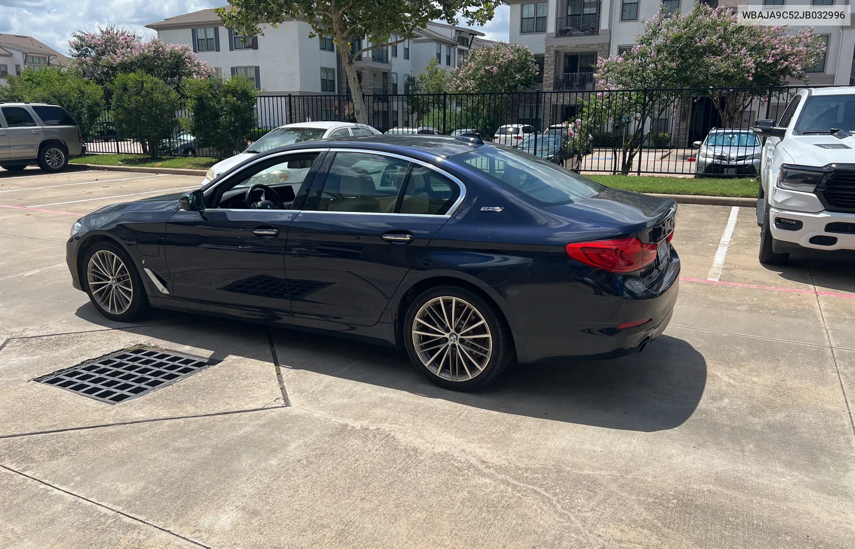 2018 BMW 530E VIN: WBAJA9C52JB032996 Lot: 67927794