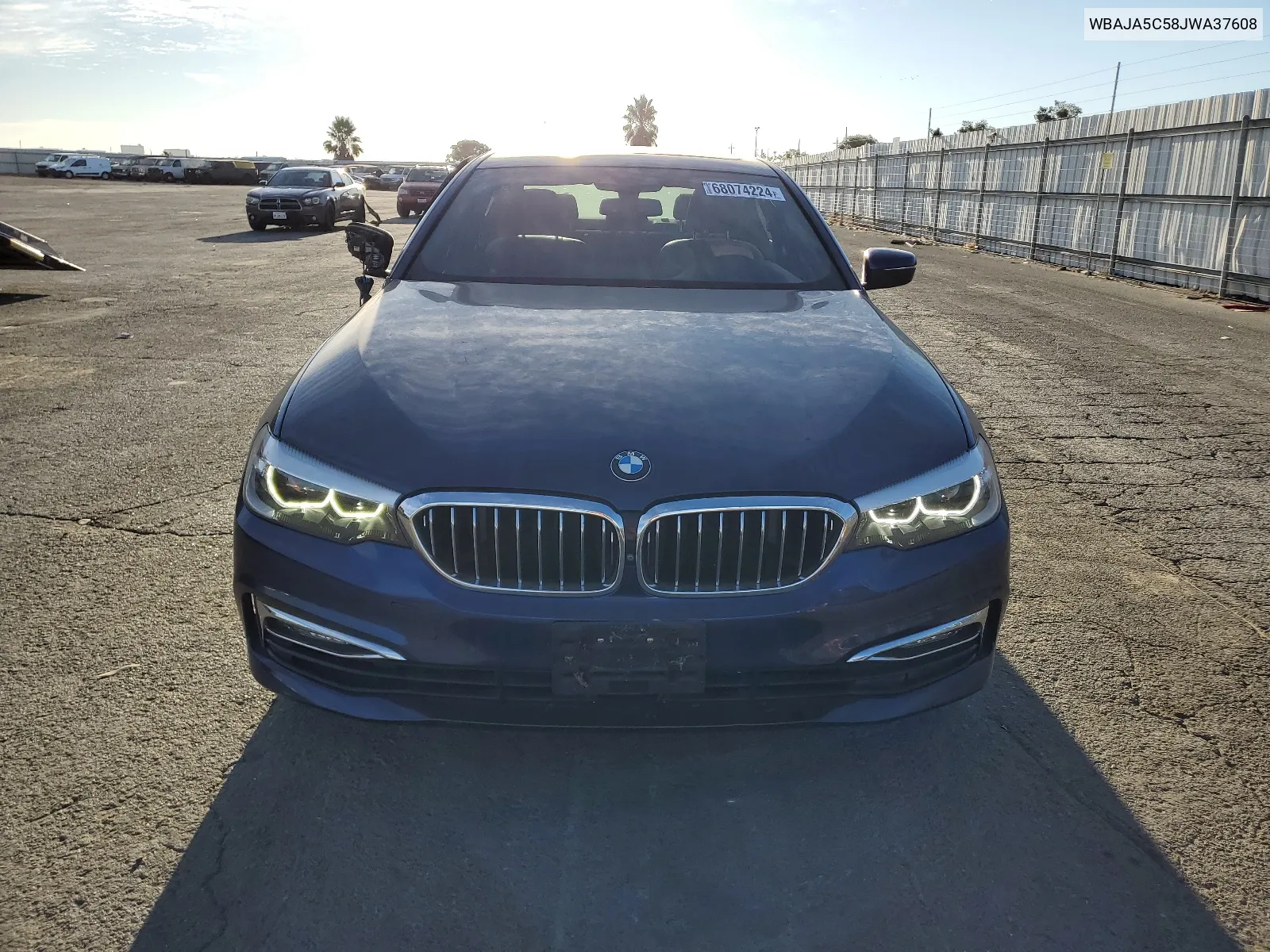 2018 BMW 530 I VIN: WBAJA5C58JWA37608 Lot: 68074224