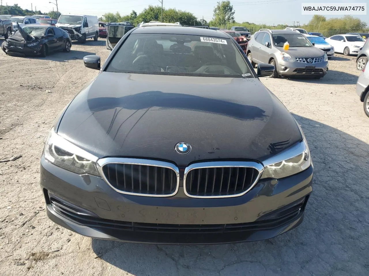 2018 BMW 530 Xi VIN: WBAJA7C59JWA74775 Lot: 68843574