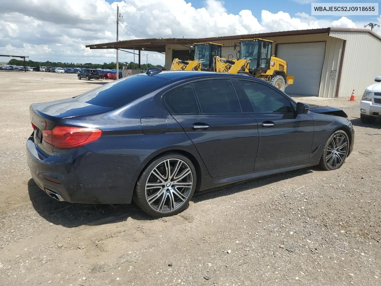 2018 BMW 540 I VIN: WBAJE5C52JG918655 Lot: 69071714