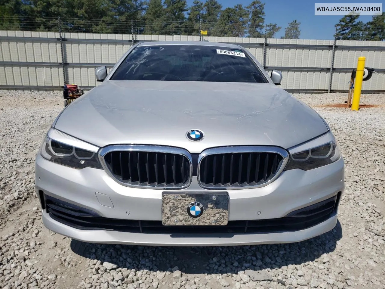 2018 BMW 530 I VIN: WBAJA5C55JWA38408 Lot: 69088214