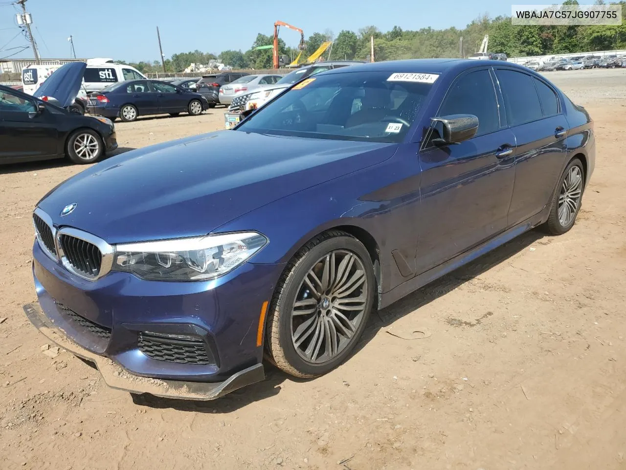 2018 BMW 530 Xi VIN: WBAJA7C57JG907755 Lot: 69121584