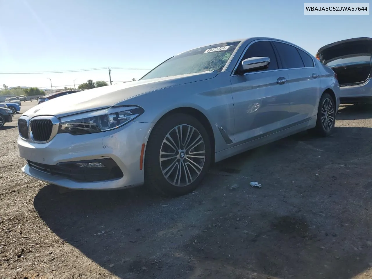 2018 BMW 530 I VIN: WBAJA5C52JWA57644 Lot: 69315634