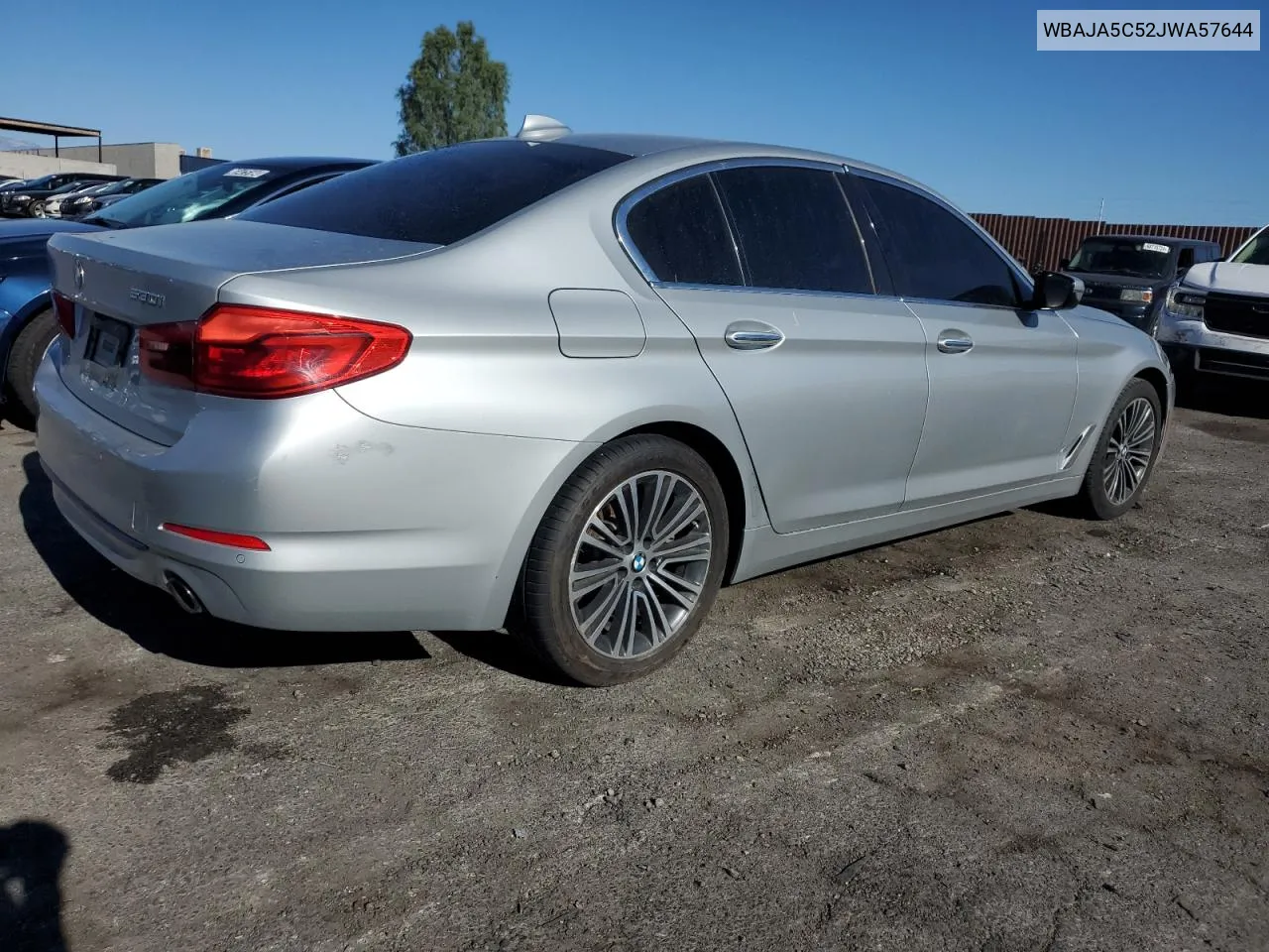 2018 BMW 530 I VIN: WBAJA5C52JWA57644 Lot: 69315634