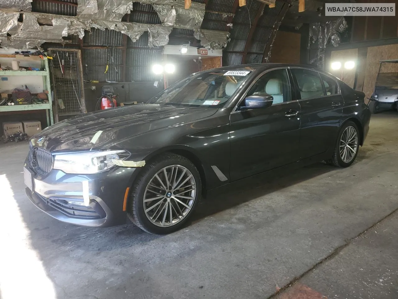 2018 BMW 530 Xi VIN: WBAJA7C58JWA74315 Lot: 69523344