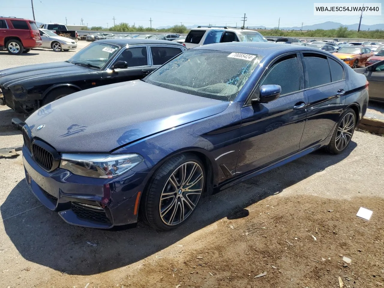 2018 BMW 540 I VIN: WBAJE5C54JWA97440 Lot: 70085424