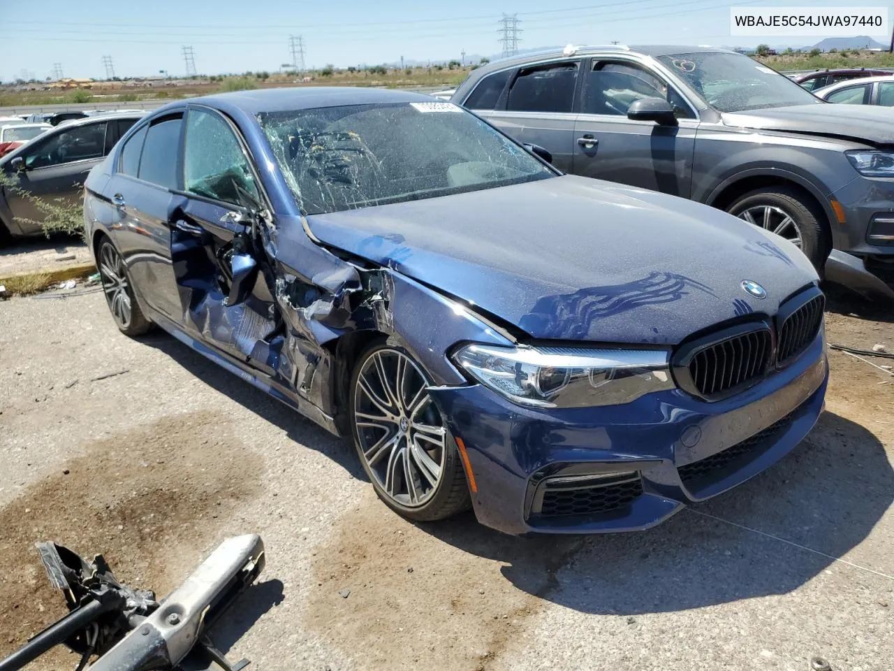 2018 BMW 540 I VIN: WBAJE5C54JWA97440 Lot: 70085424