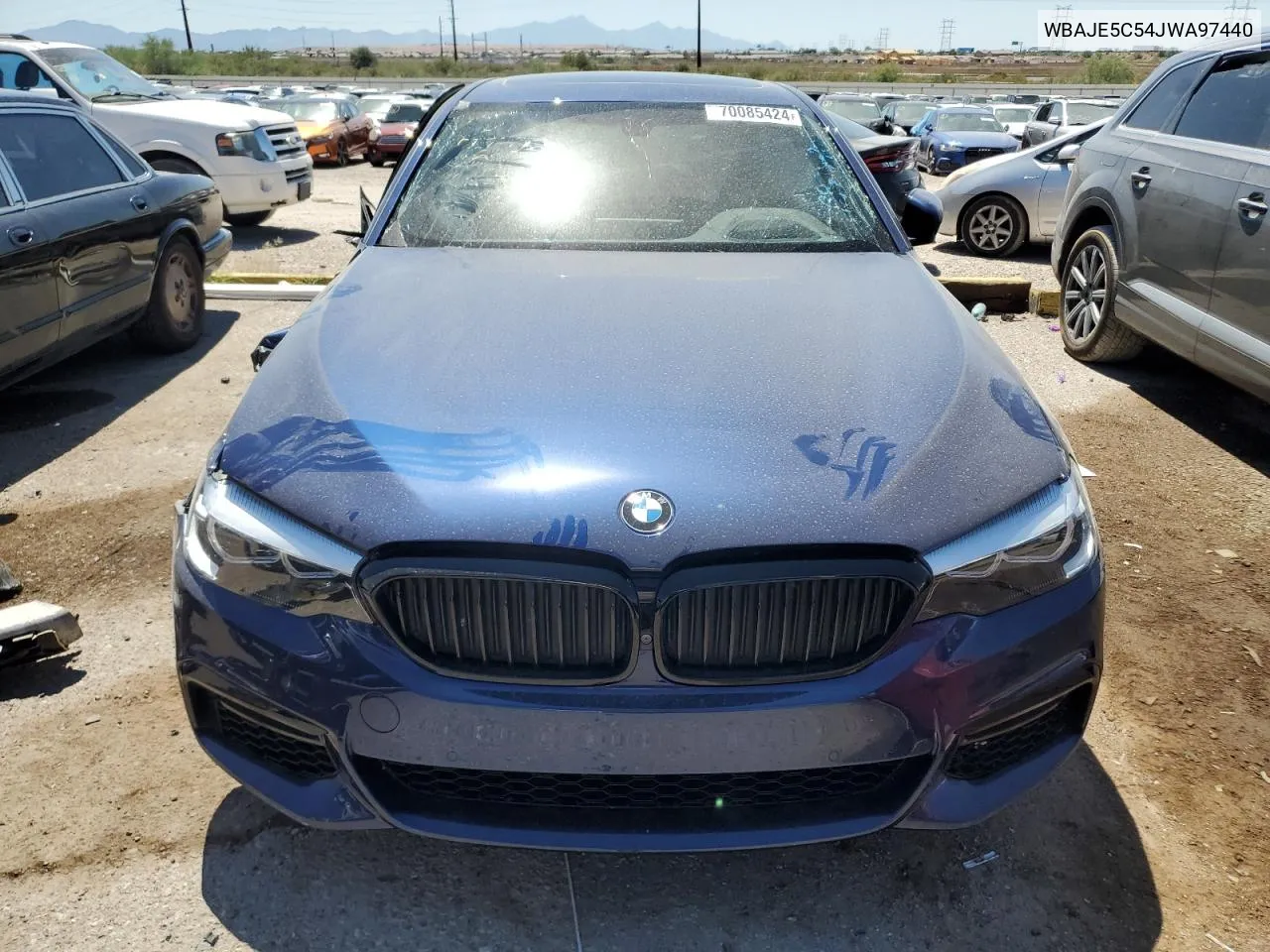 2018 BMW 540 I VIN: WBAJE5C54JWA97440 Lot: 70085424