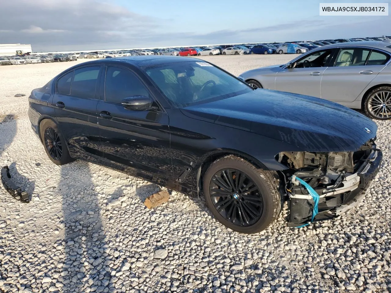 WBAJA9C5XJB034172 2018 BMW 530E