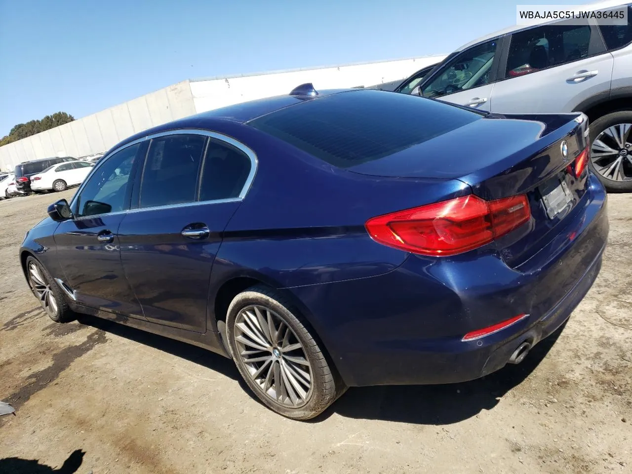 WBAJA5C51JWA36445 2018 BMW 530 I