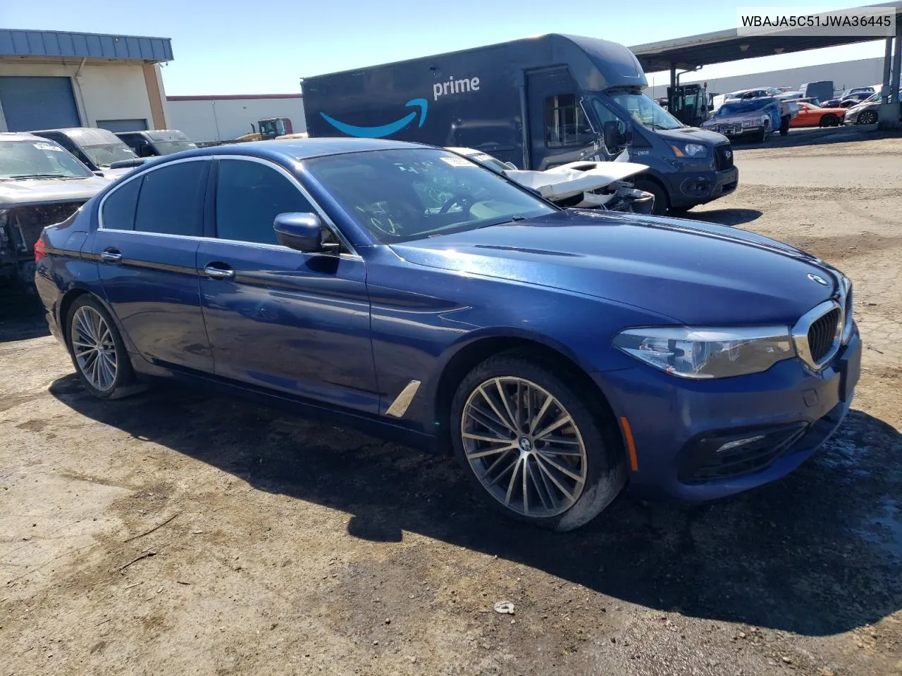 2018 BMW 530 I VIN: WBAJA5C51JWA36445 Lot: 70668554