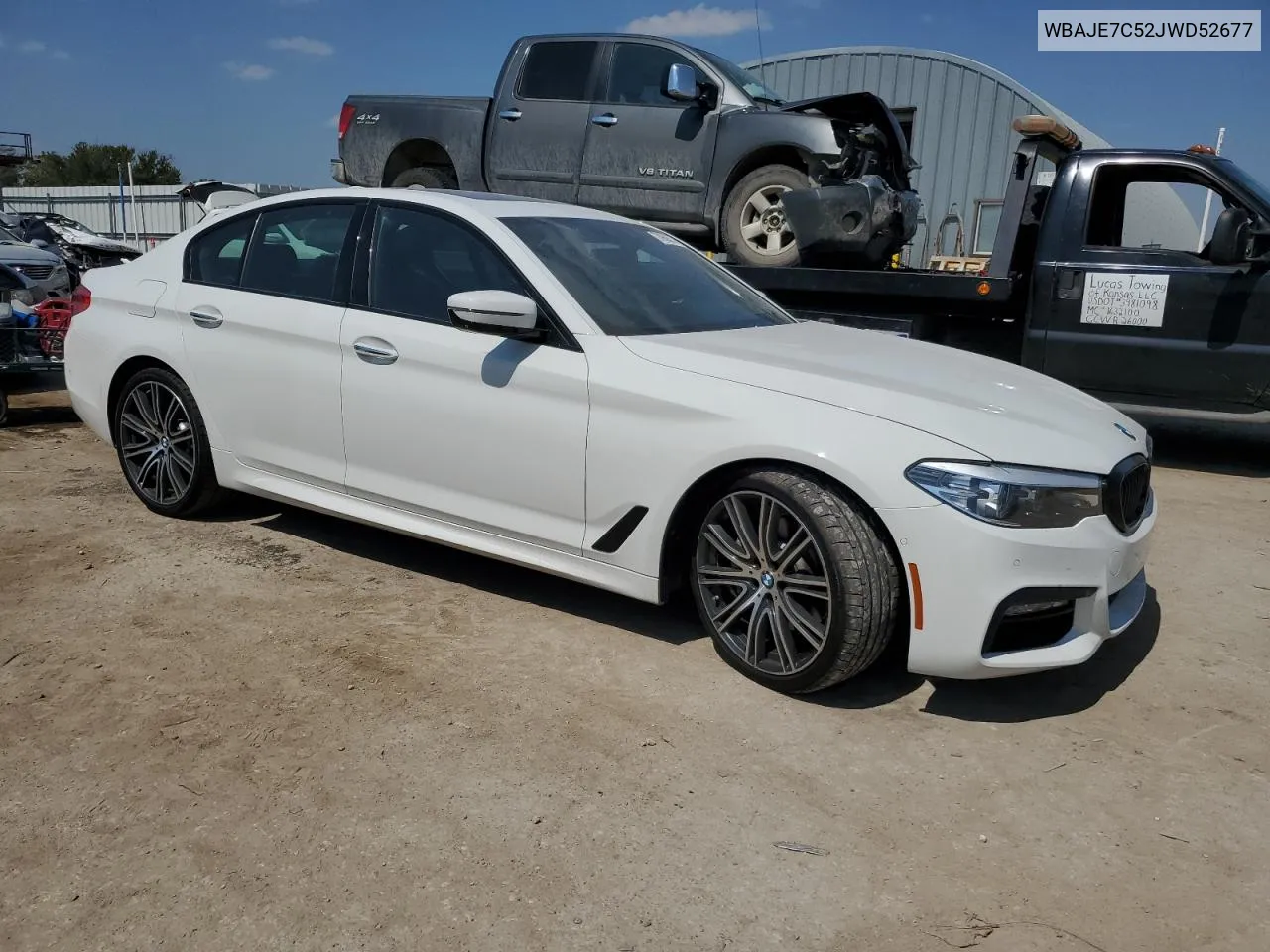 2018 BMW 540 Xi VIN: WBAJE7C52JWD52677 Lot: 70968574