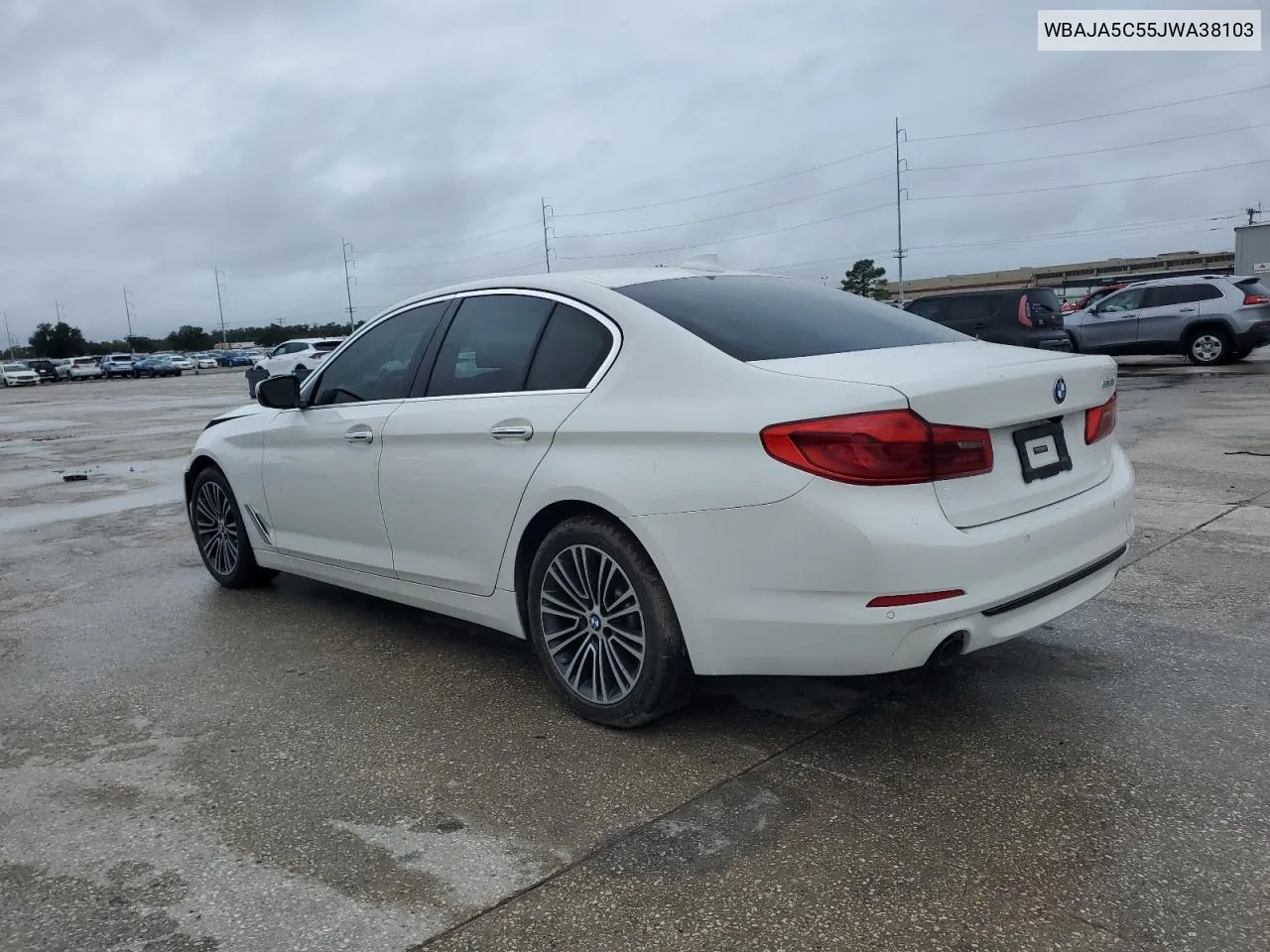 2018 BMW 530 I VIN: WBAJA5C55JWA38103 Lot: 71045274