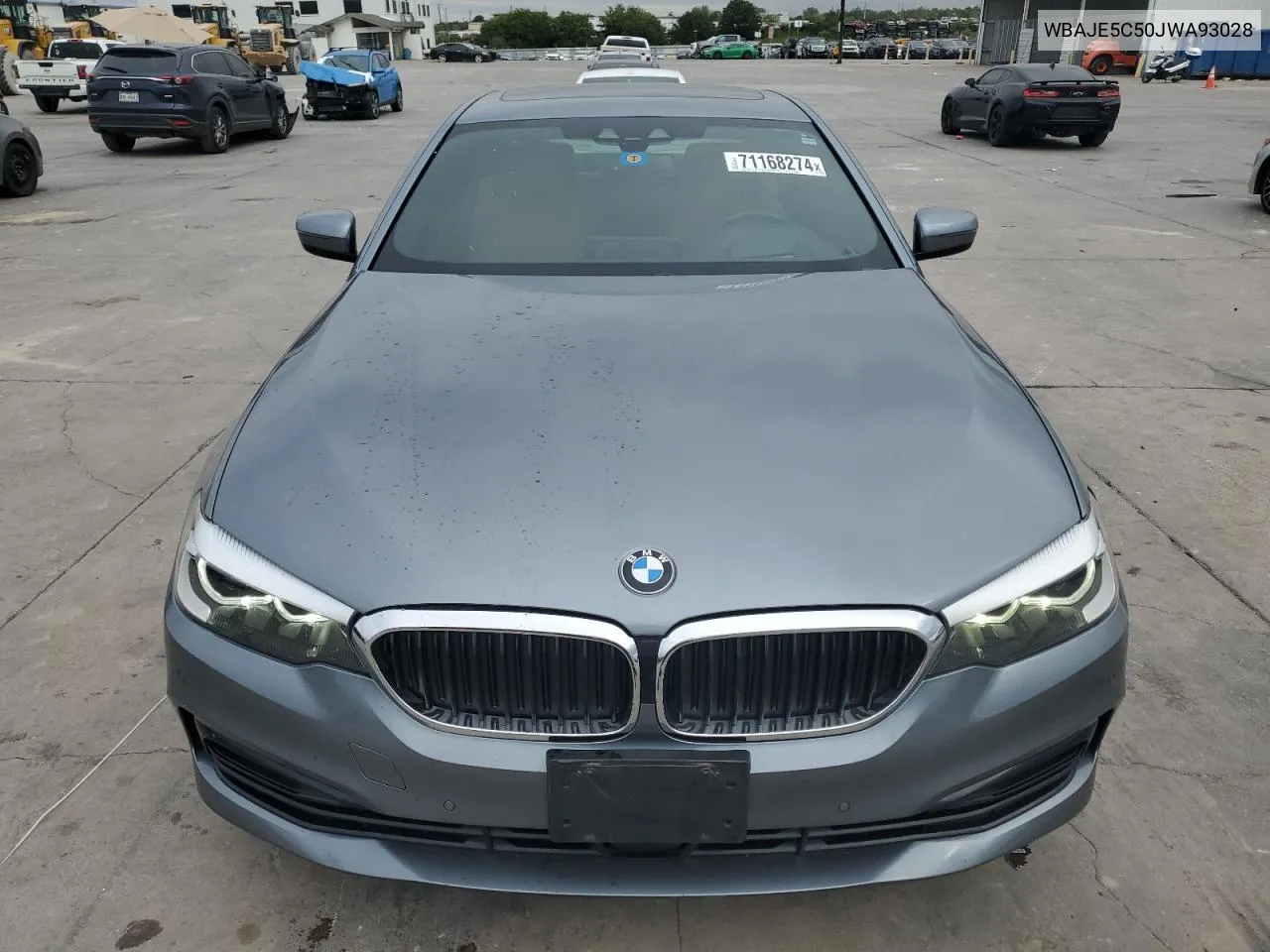 2018 BMW 540 I VIN: WBAJE5C50JWA93028 Lot: 71168274