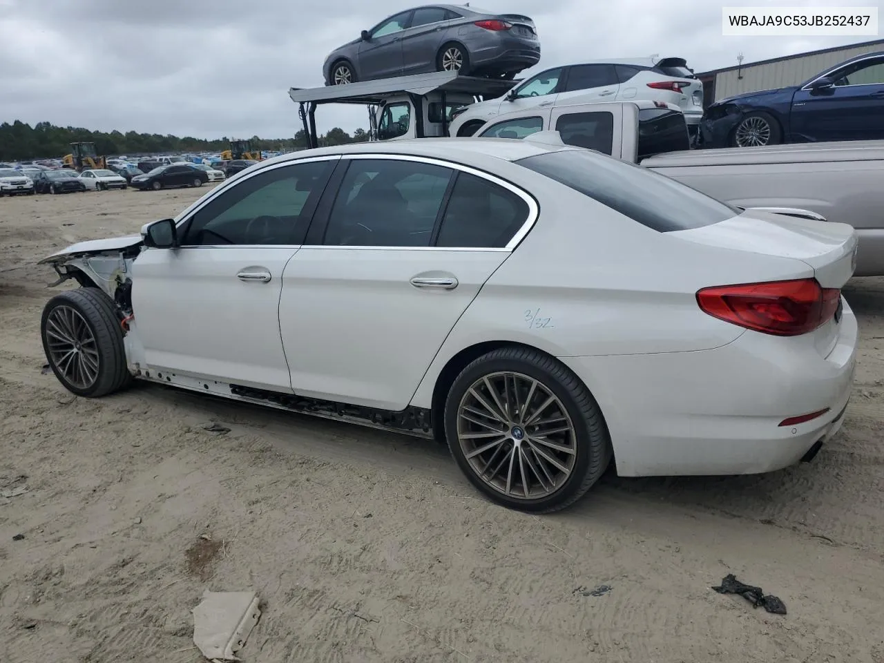 2018 BMW 530E VIN: WBAJA9C53JB252437 Lot: 71395254