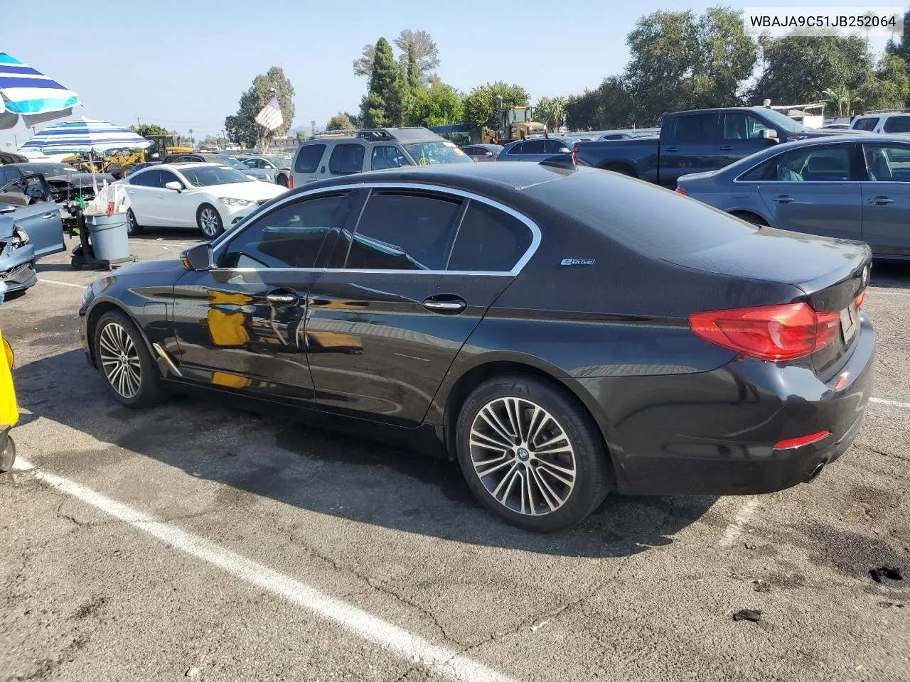 2018 BMW 530E VIN: WBAJA9C51JB252064 Lot: 71442434