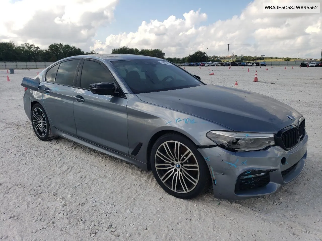 2018 BMW 540 I VIN: WBAJE5C58JWA95562 Lot: 71929404