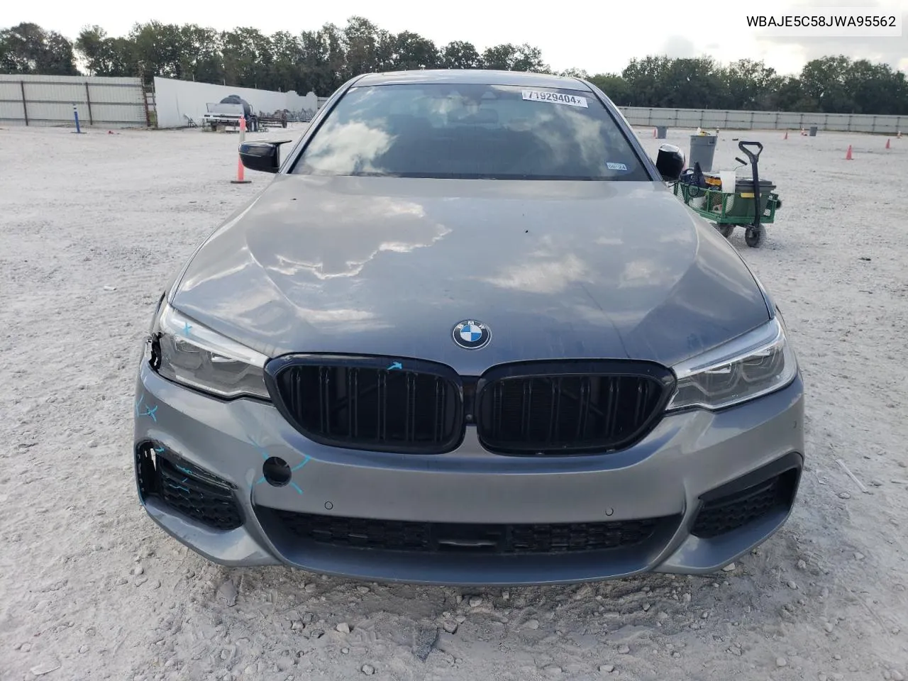 2018 BMW 540 I VIN: WBAJE5C58JWA95562 Lot: 71929404