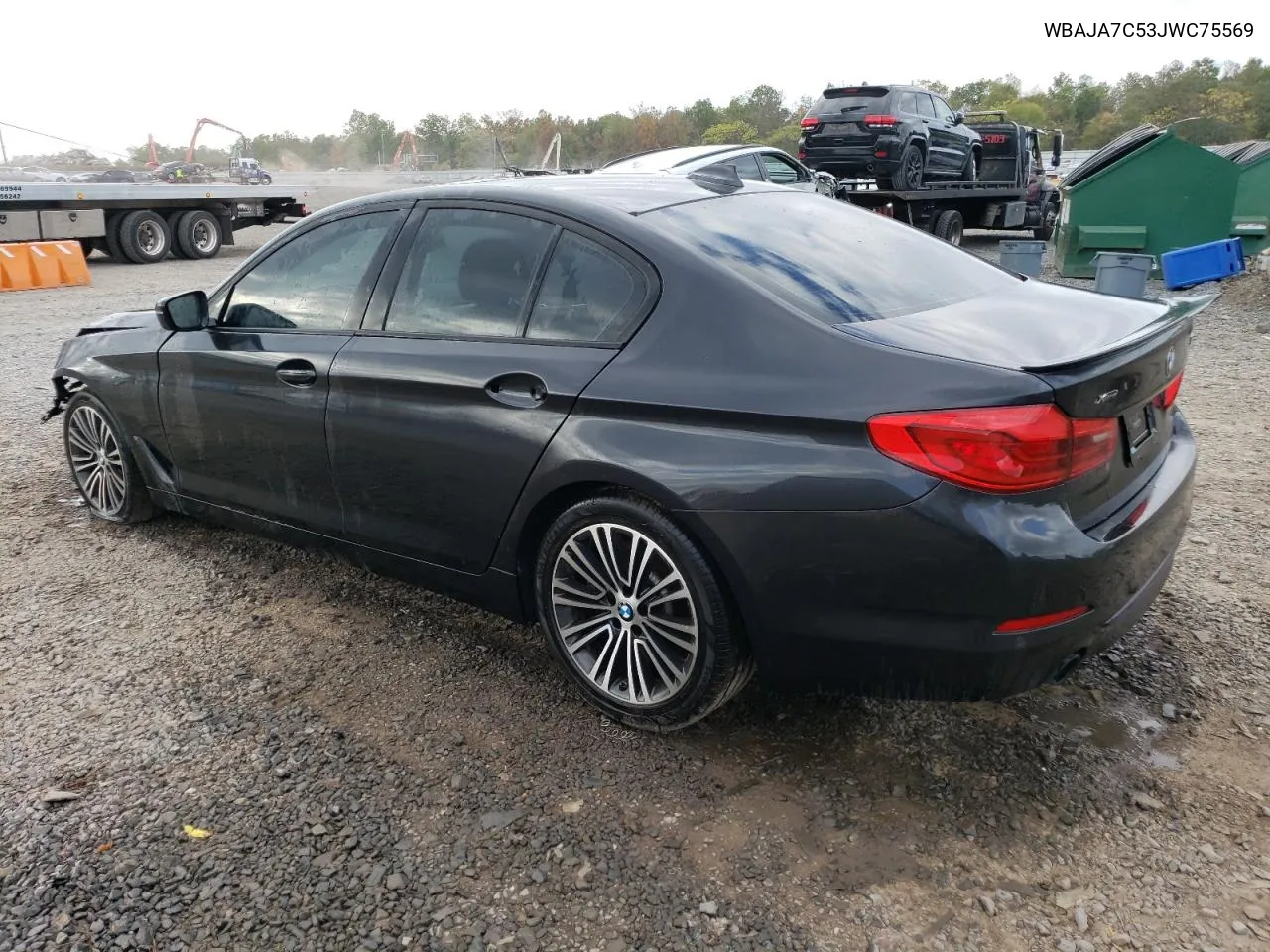 2018 BMW 530 Xi VIN: WBAJA7C53JWC75569 Lot: 73495134