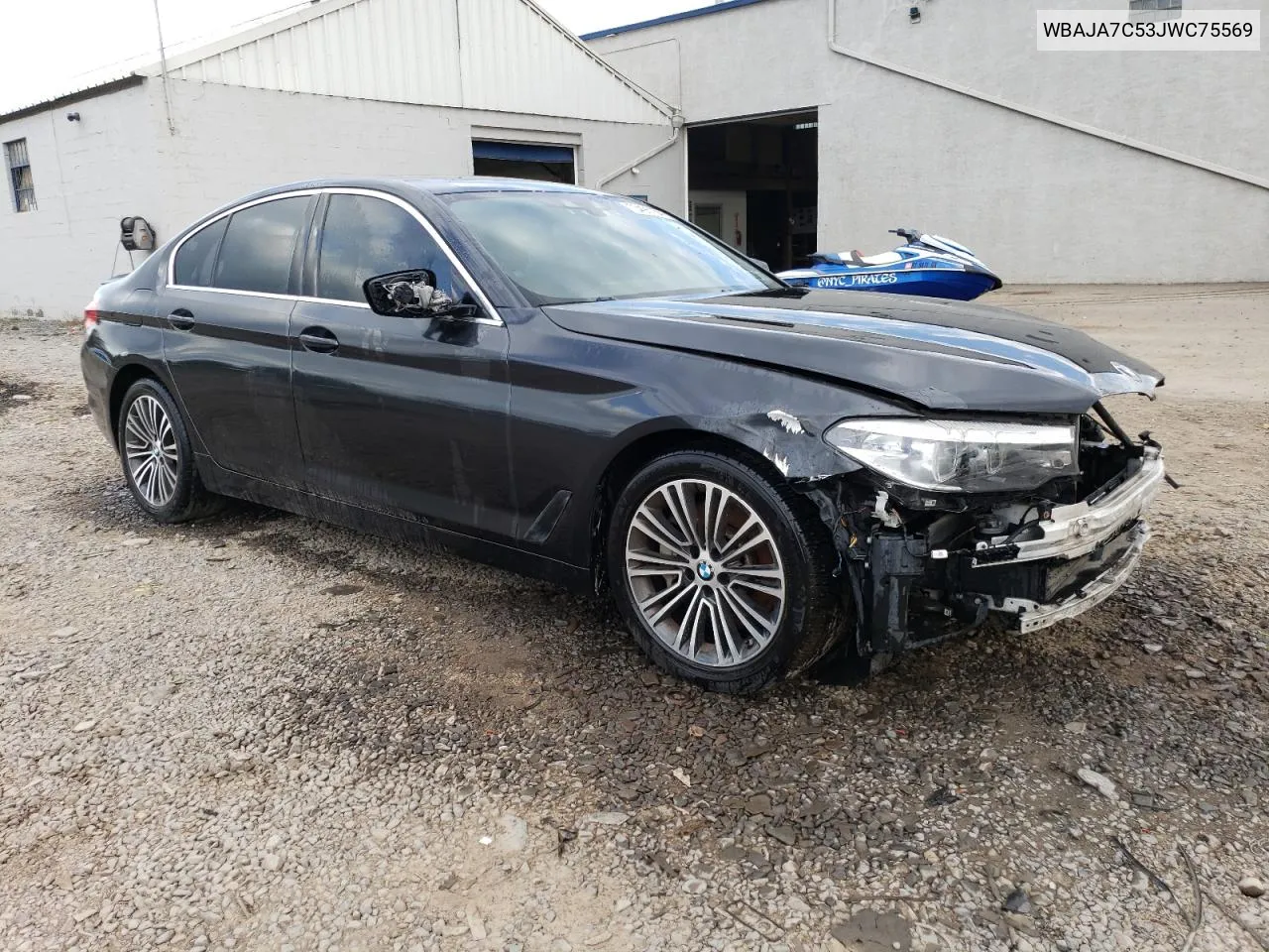 2018 BMW 530 Xi VIN: WBAJA7C53JWC75569 Lot: 73495134