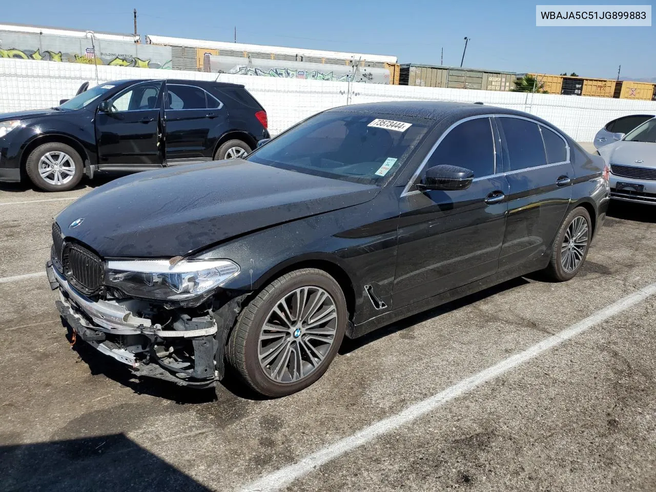 2018 BMW 530 I VIN: WBAJA5C51JG899883 Lot: 73573444