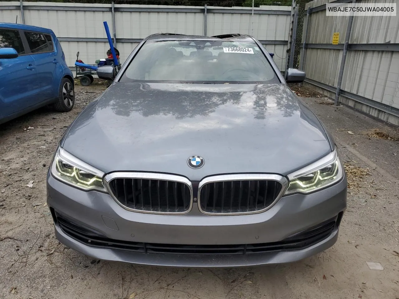 2018 BMW 540 Xi VIN: WBAJE7C50JWA04005 Lot: 73668024