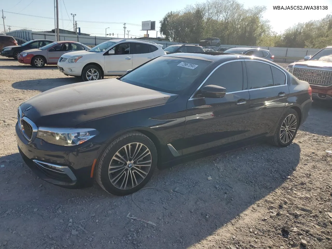 2018 BMW 530 I VIN: WBAJA5C52JWA38138 Lot: 73967094