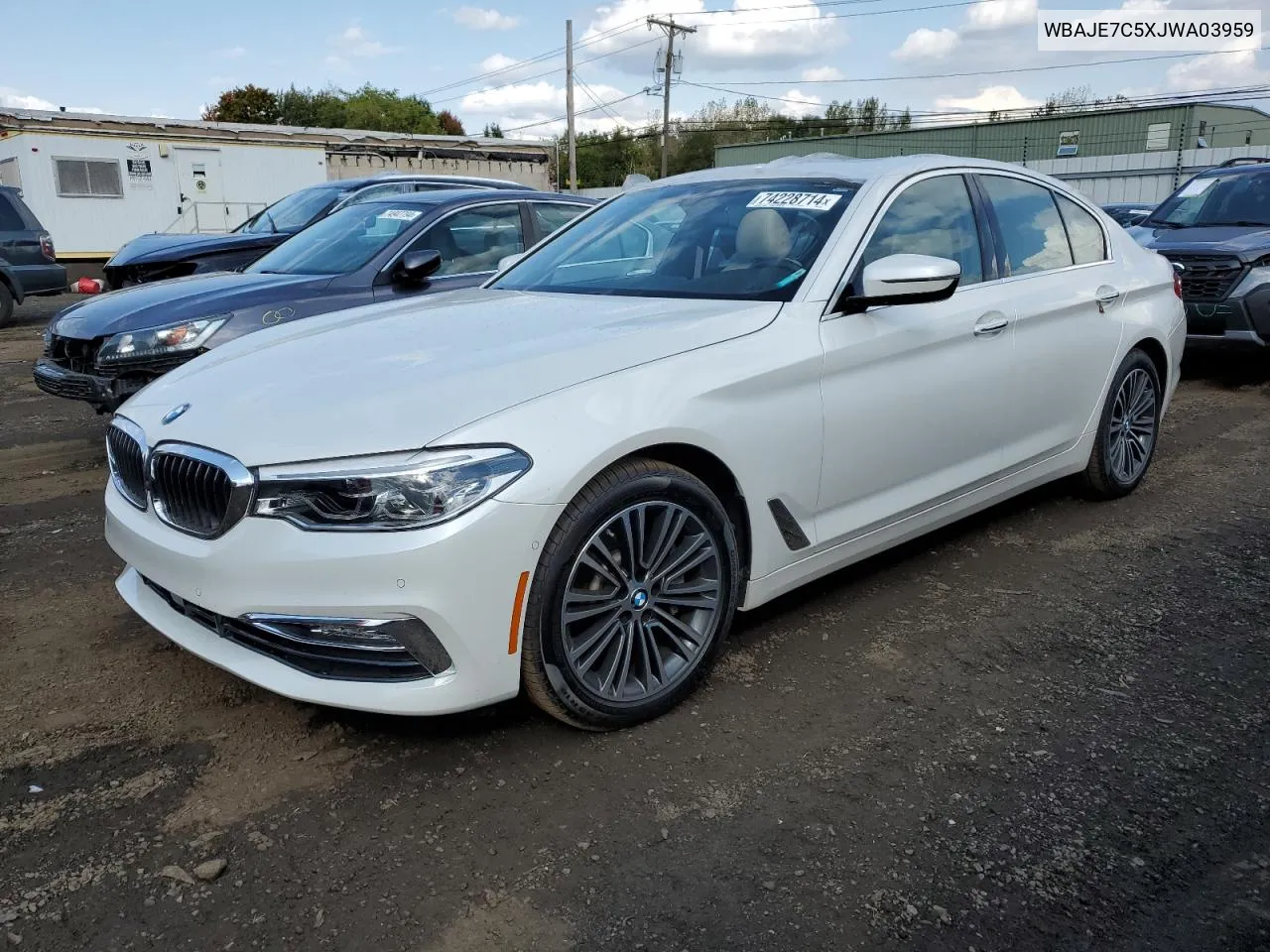 2018 BMW 540 Xi VIN: WBAJE7C5XJWA03959 Lot: 74228714