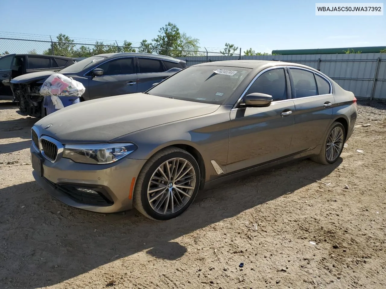 2018 BMW 530 I VIN: WBAJA5C50JWA37392 Lot: 74240744