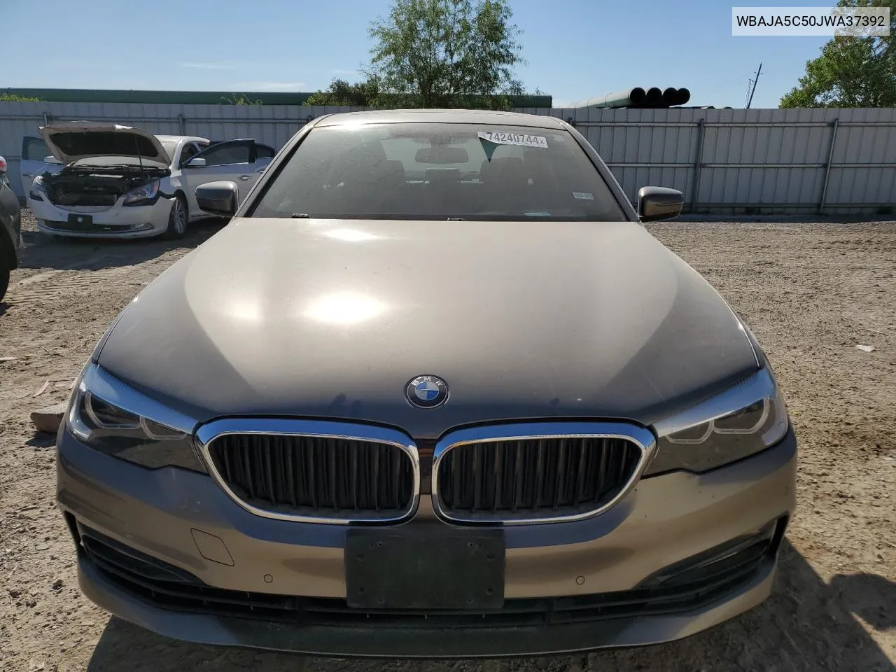 2018 BMW 530 I VIN: WBAJA5C50JWA37392 Lot: 74240744