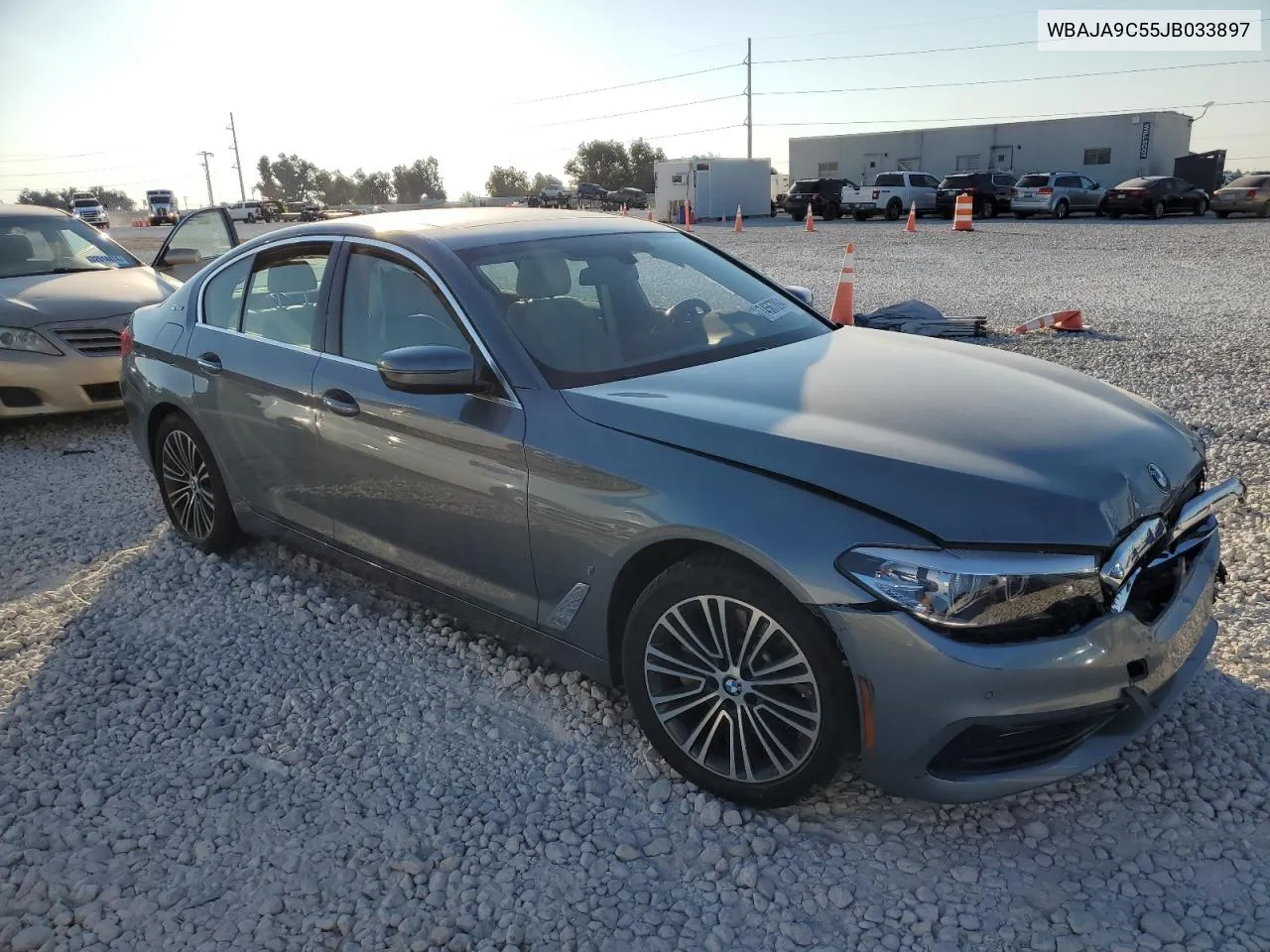 2018 BMW 530E VIN: WBAJA9C55JB033897 Lot: 74567894