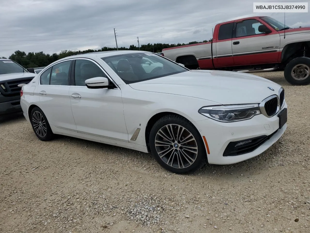 2018 BMW 530Xe VIN: WBAJB1C53JB374990 Lot: 74624834