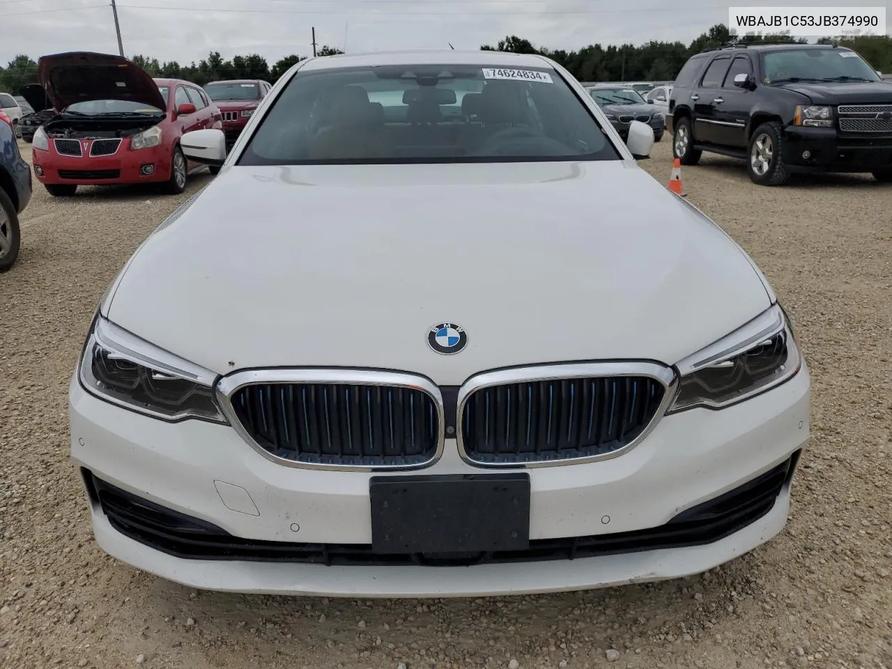 2018 BMW 530Xe VIN: WBAJB1C53JB374990 Lot: 74624834