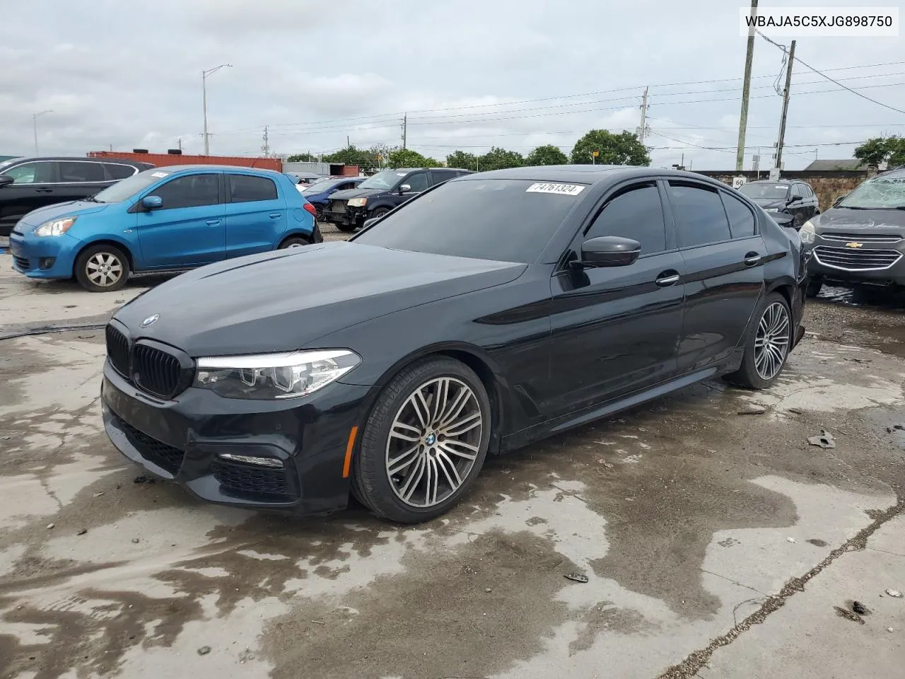 2018 BMW 530 I VIN: WBAJA5C5XJG898750 Lot: 74761324