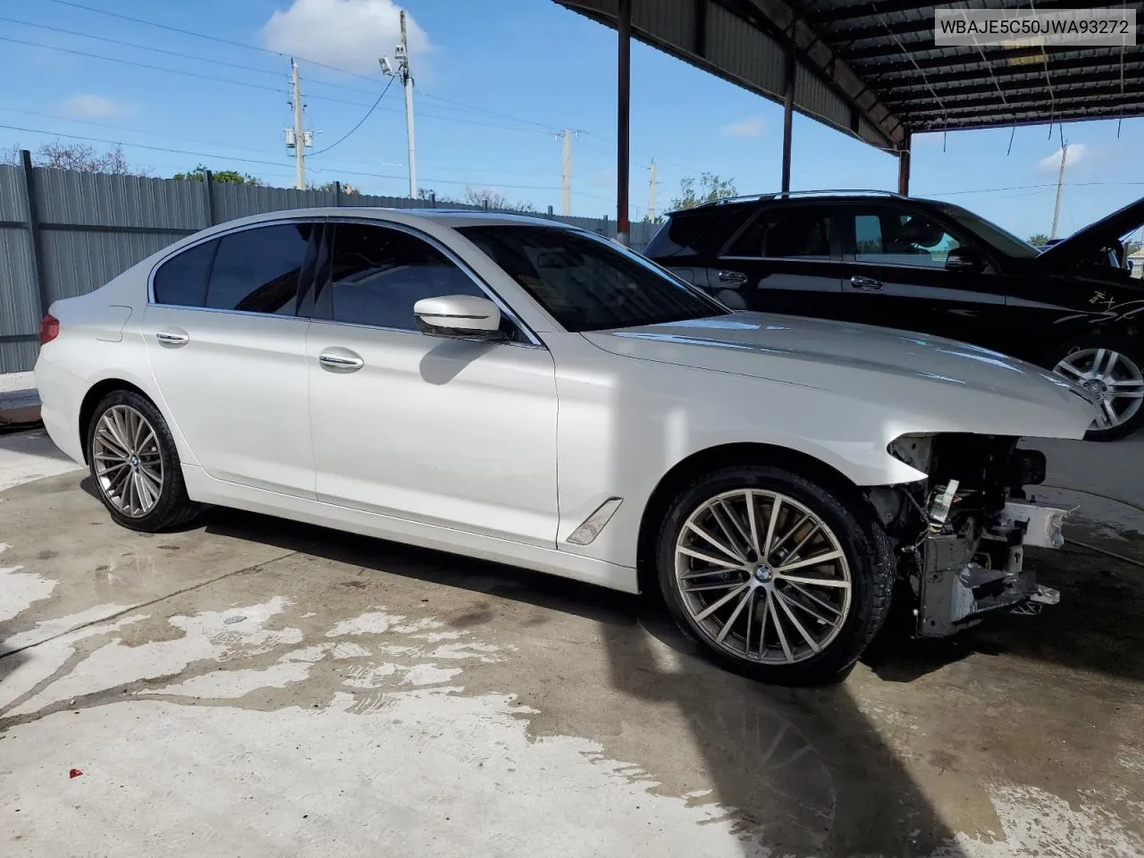 2018 BMW 540 I VIN: WBAJE5C50JWA93272 Lot: 75038844