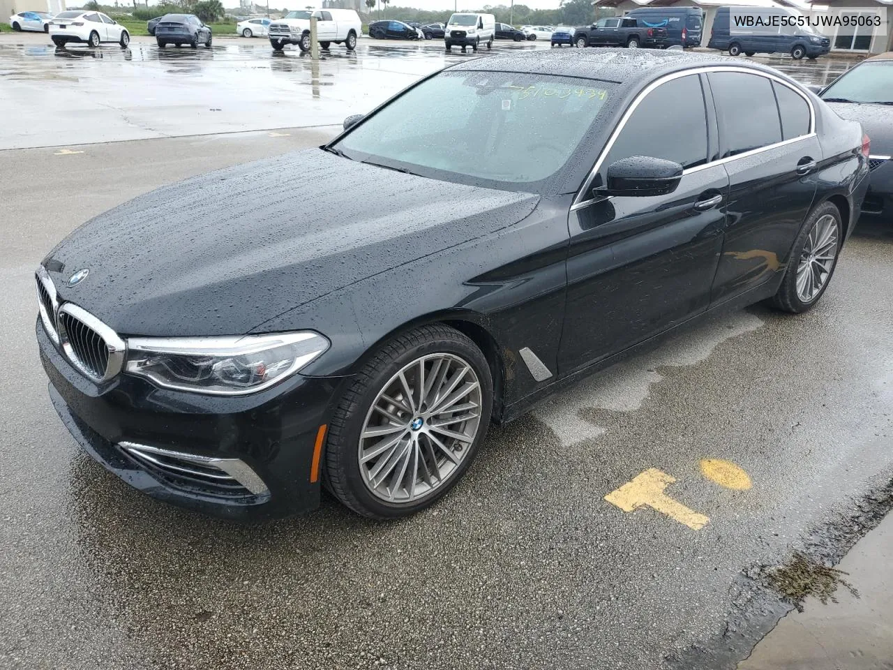 2018 BMW 540 I VIN: WBAJE5C51JWA95063 Lot: 75103434