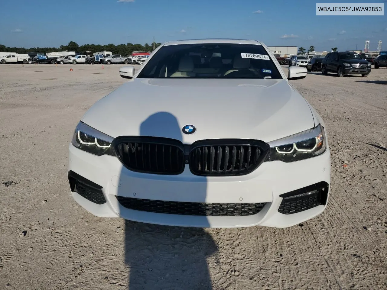 2018 BMW 540 I VIN: WBAJE5C54JWA92853 Lot: 74151394