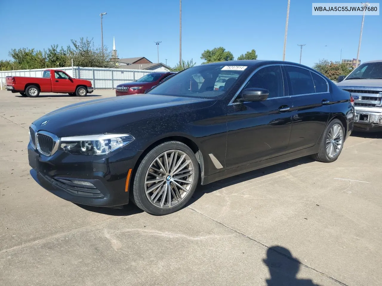 2018 BMW 530 I VIN: WBAJA5C55JWA37680 Lot: 75247914