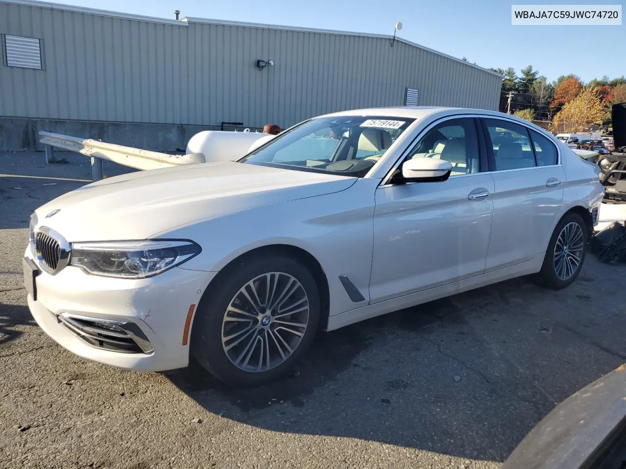 2018 BMW 530 Xi VIN: WBAJA7C59JWC74720 Lot: 75719144