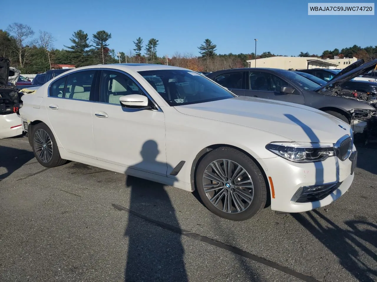 2018 BMW 530 Xi VIN: WBAJA7C59JWC74720 Lot: 75719144