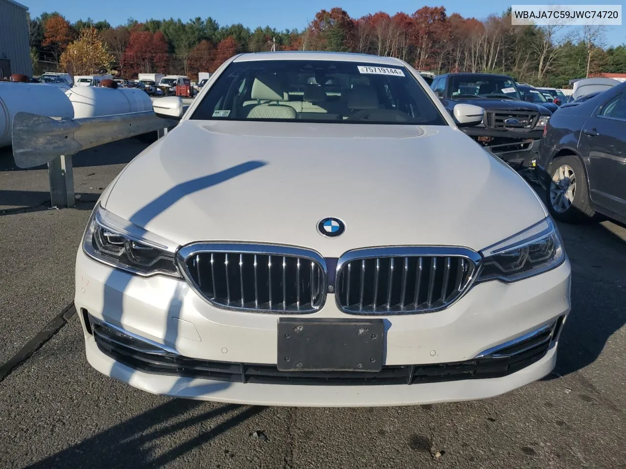 2018 BMW 530 Xi VIN: WBAJA7C59JWC74720 Lot: 75719144