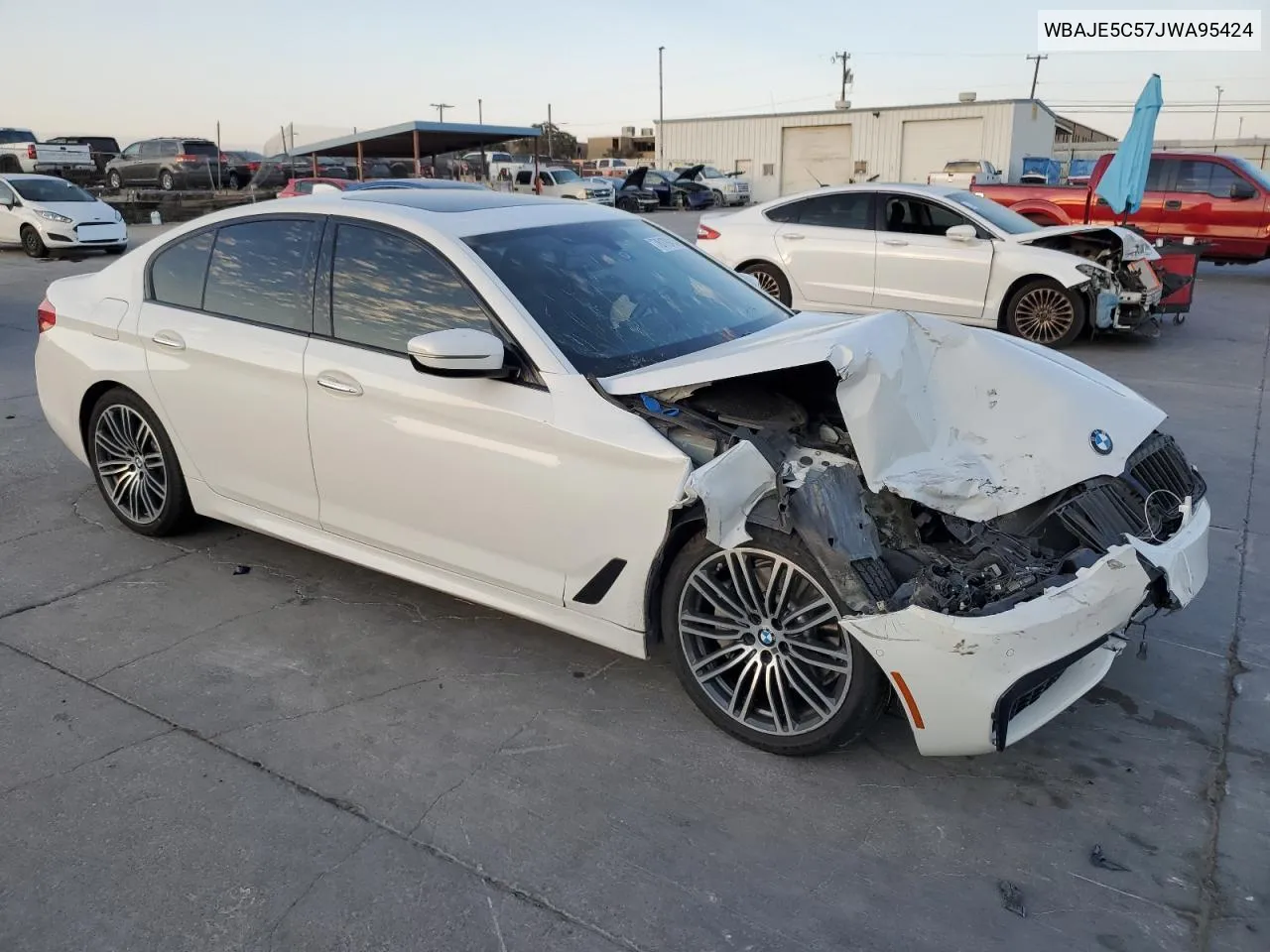 2018 BMW 540 I VIN: WBAJE5C57JWA95424 Lot: 76179414