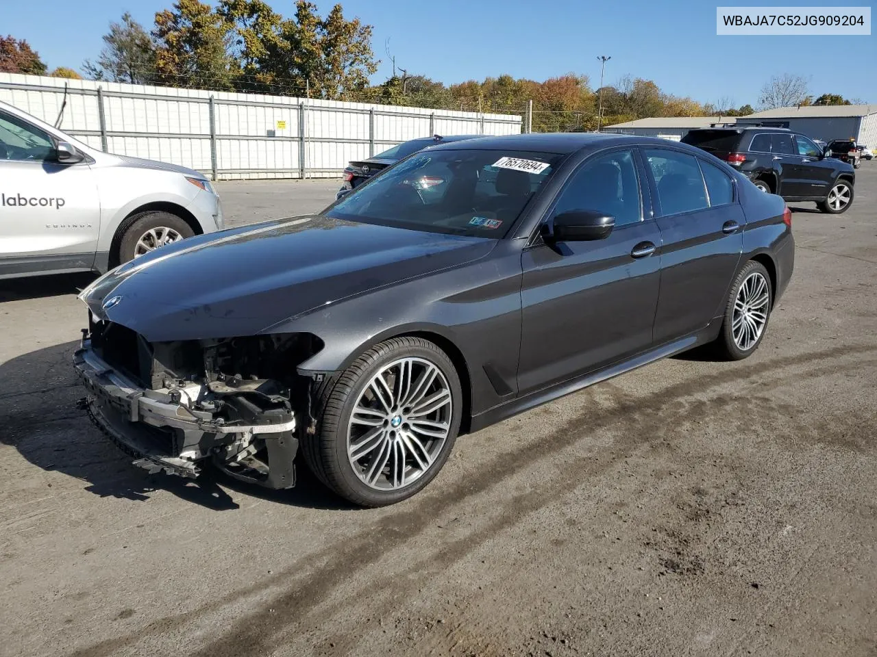 2018 BMW 530 Xi VIN: WBAJA7C52JG909204 Lot: 76570694