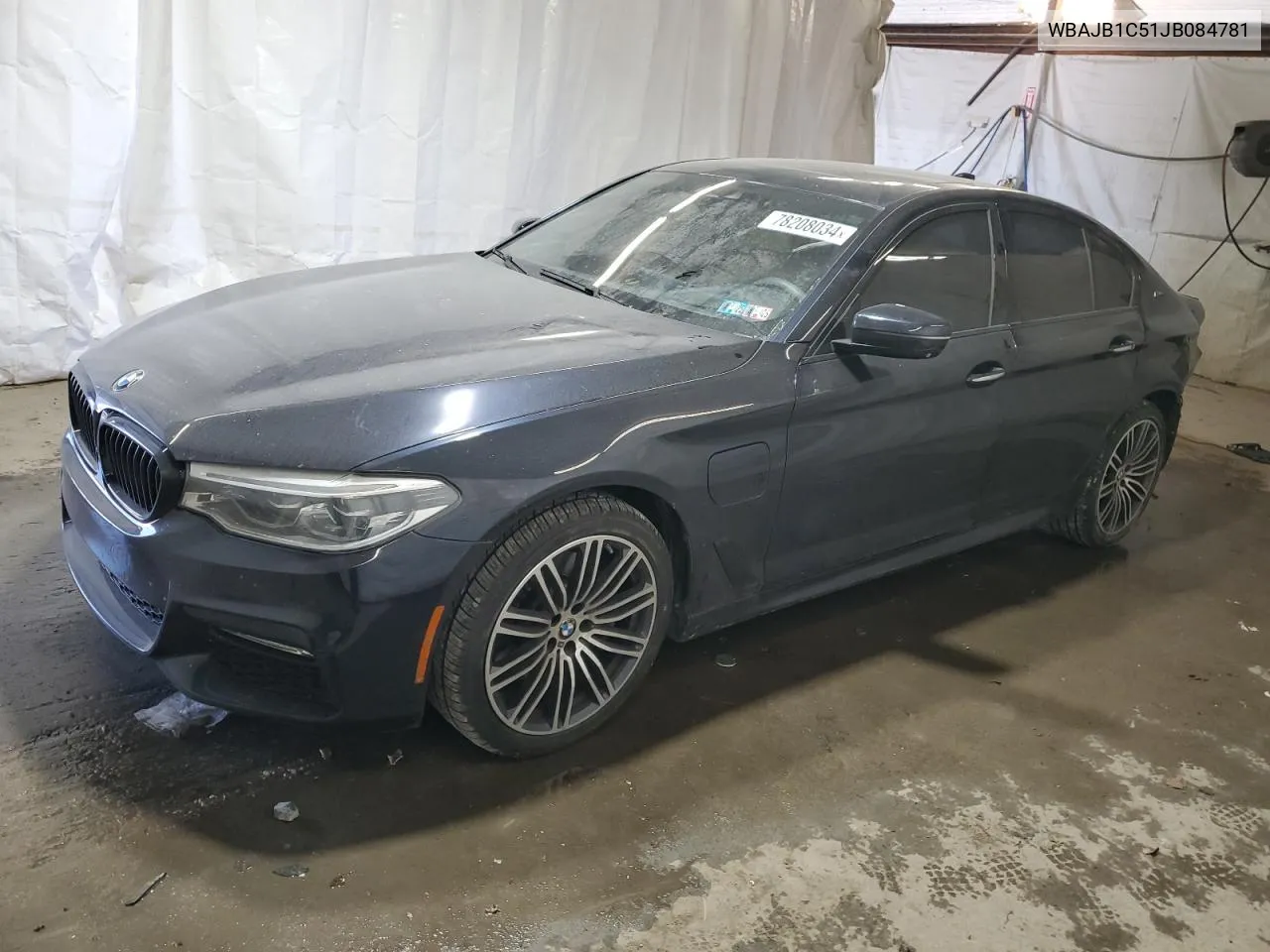 2018 BMW 530Xe VIN: WBAJB1C51JB084781 Lot: 78208034