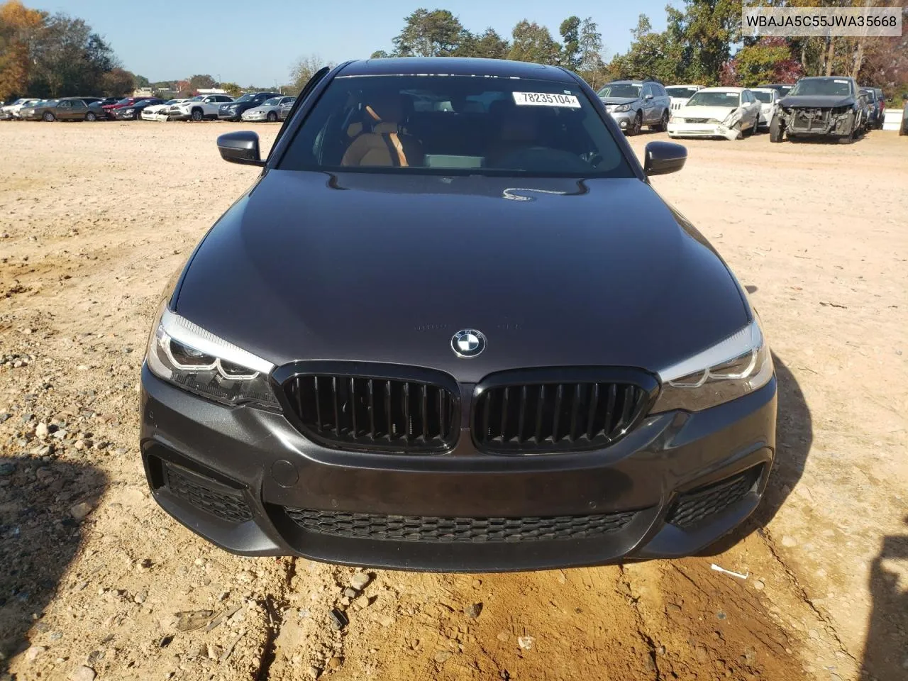 2018 BMW 530 I VIN: WBAJA5C55JWA35668 Lot: 78235104