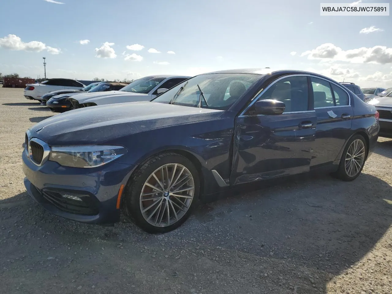 2018 BMW 530 Xi VIN: WBAJA7C58JWC75891 Lot: 78710844